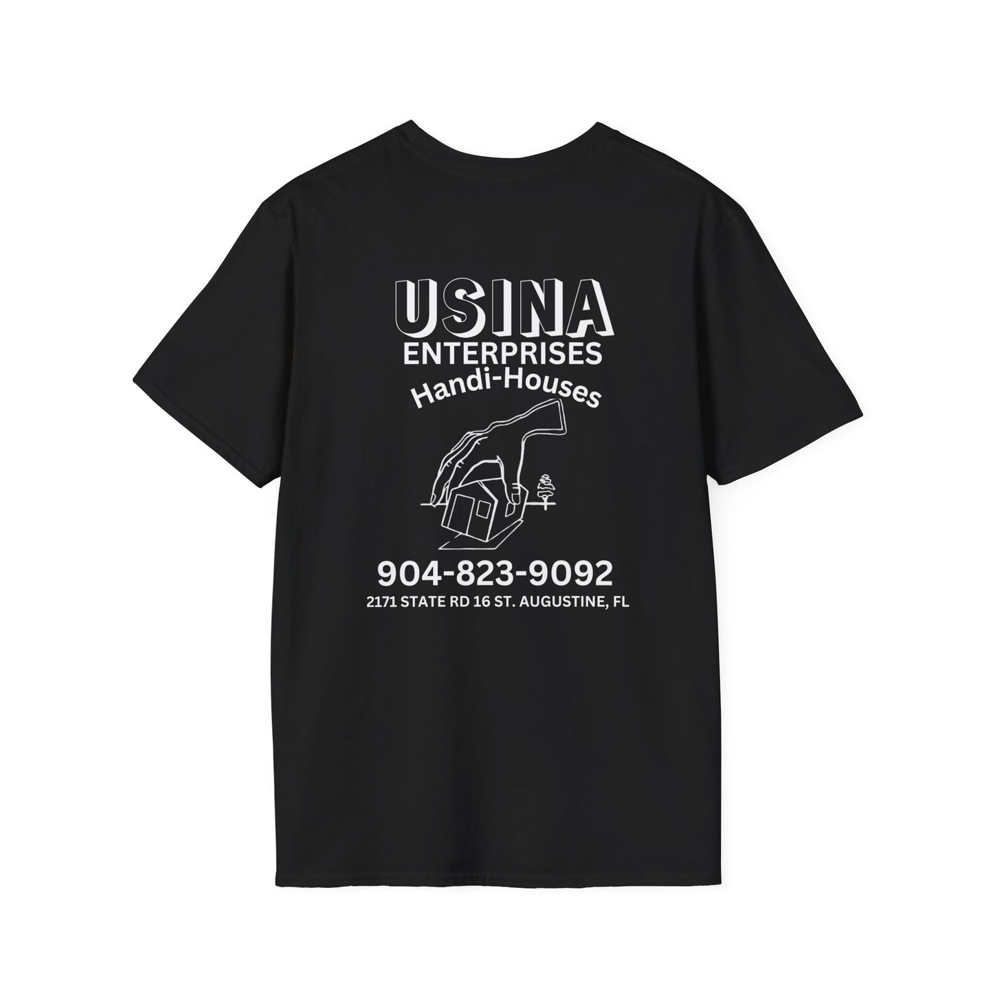 Custom Handi-Houses Unisex Softstyle T-Shirt - Perfect for Construction Pros & Homeowners