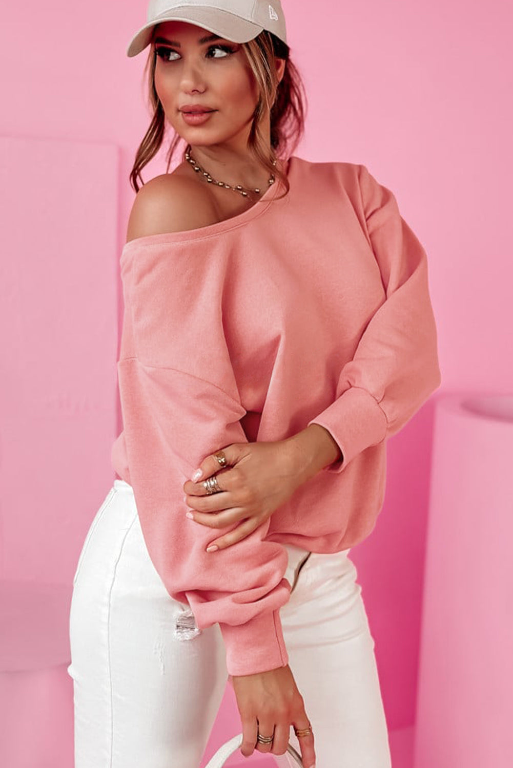 Bow knot  Round Neck Sweatshirt