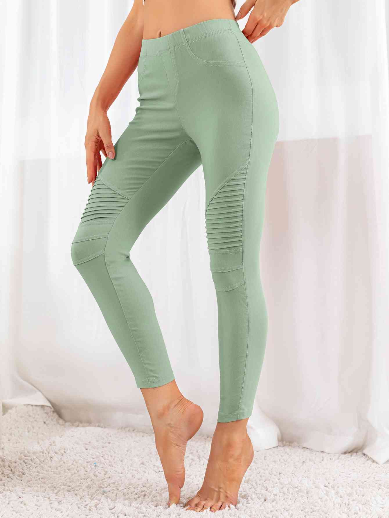 Ribbed Detail Leggings